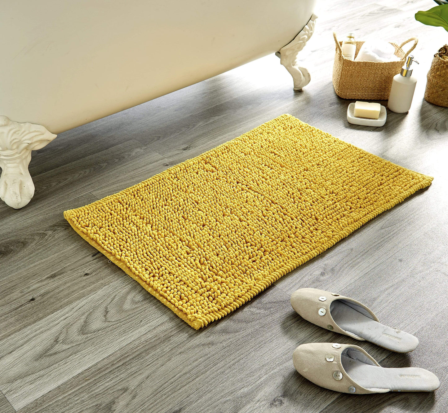 Pebbles Micro Bobble Bath Mat Pure Indian Cotton Hand Woven