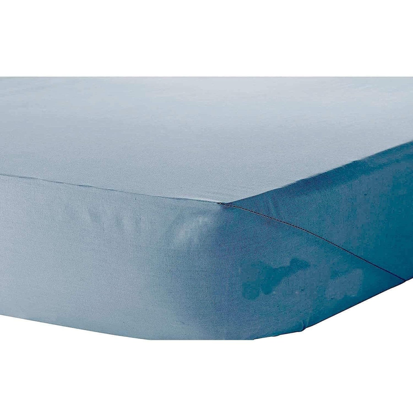OLIVIA ROCCO Percale Fitted Sheet 180 TC Super Soft Elasticated Fit Designed In England Indus Valley Cotton Linen Multiple Sizes And Colours