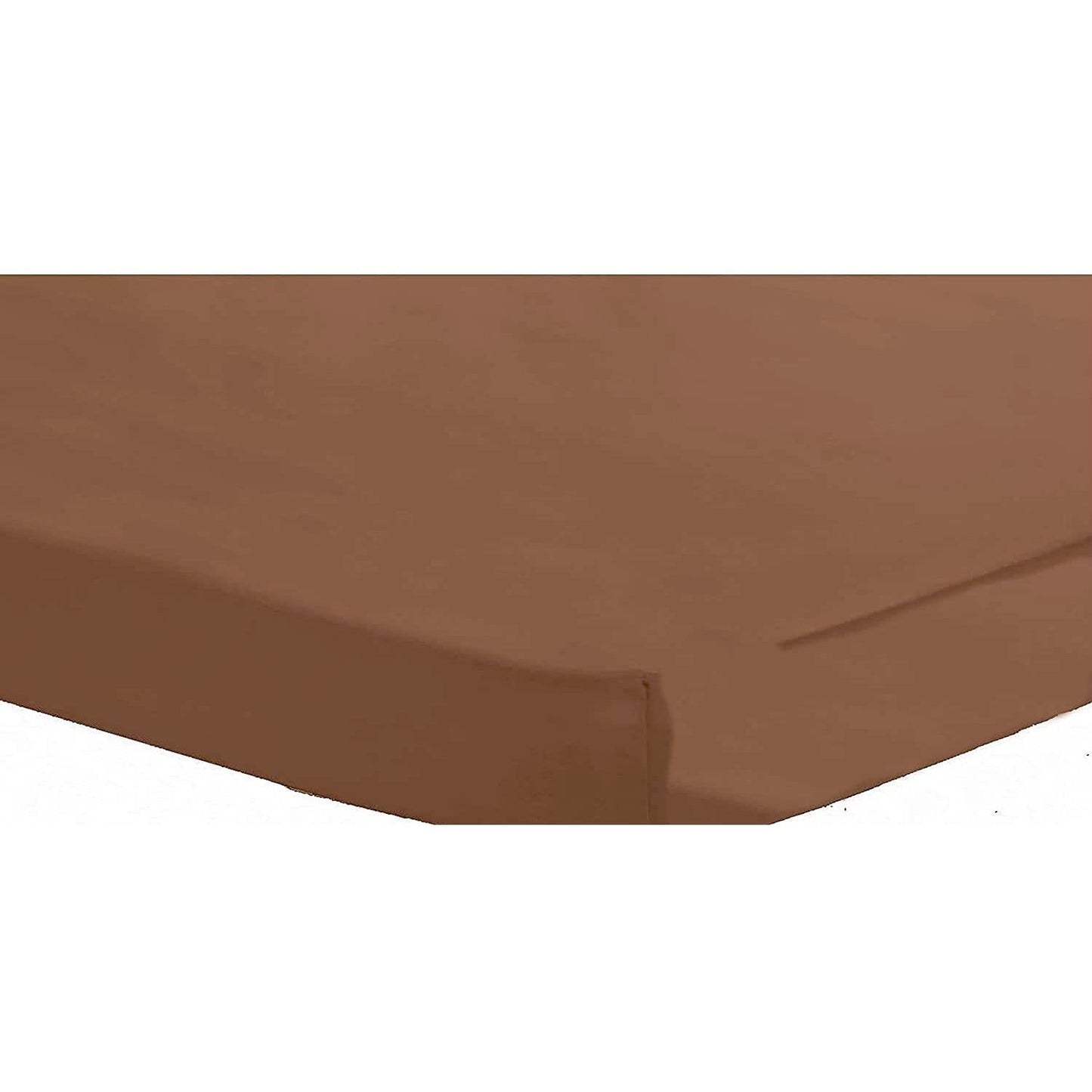 OLIVIA ROCCO Percale Fitted Sheet 180 TC Super Soft Elasticated Fit Designed In England Indus Valley Cotton Linen Multiple Sizes And Colours