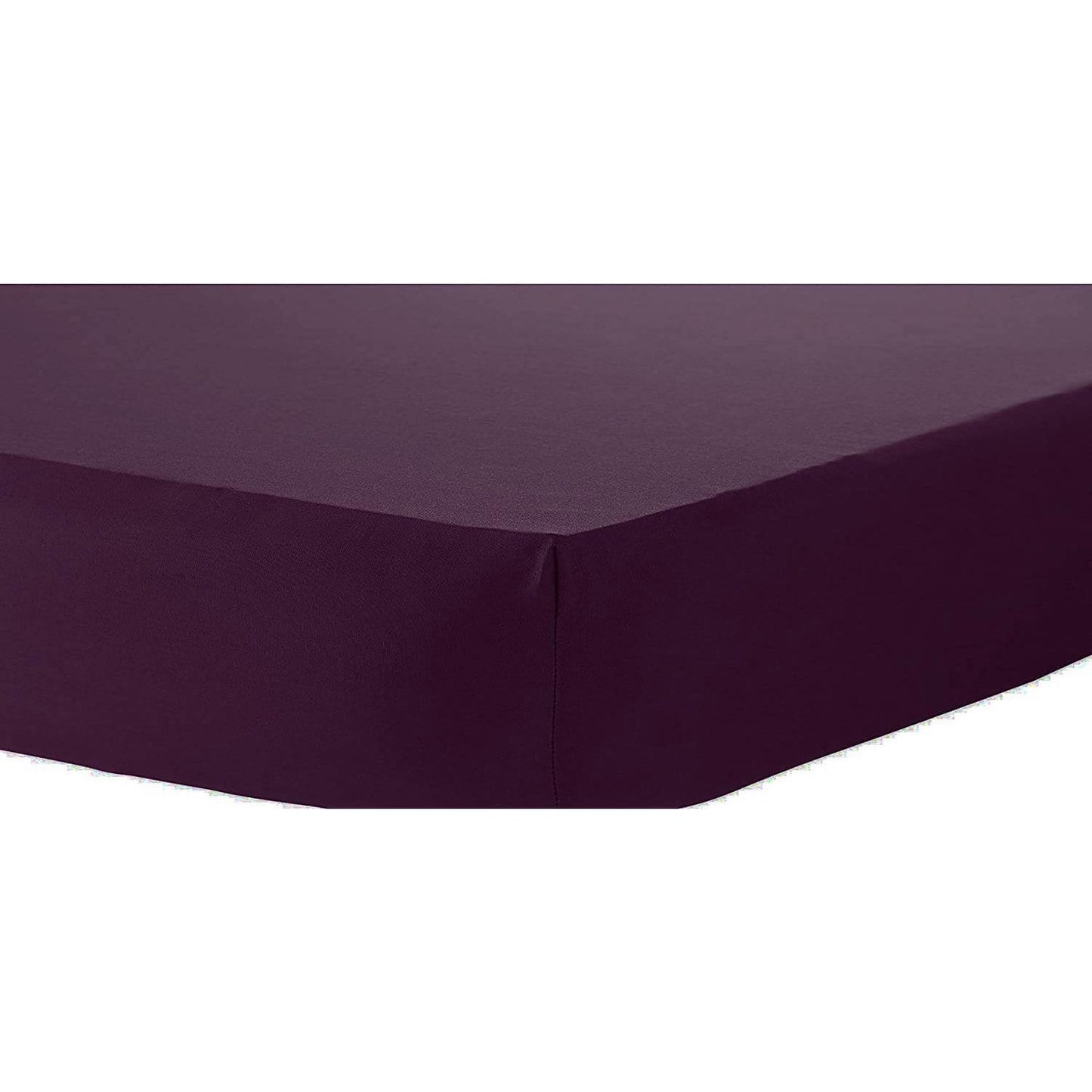 OLIVIA ROCCO Percale Fitted Sheet 180 TC Super Soft Elasticated Fit Designed In England Indus Valley Cotton Linen Multiple Sizes And Colours