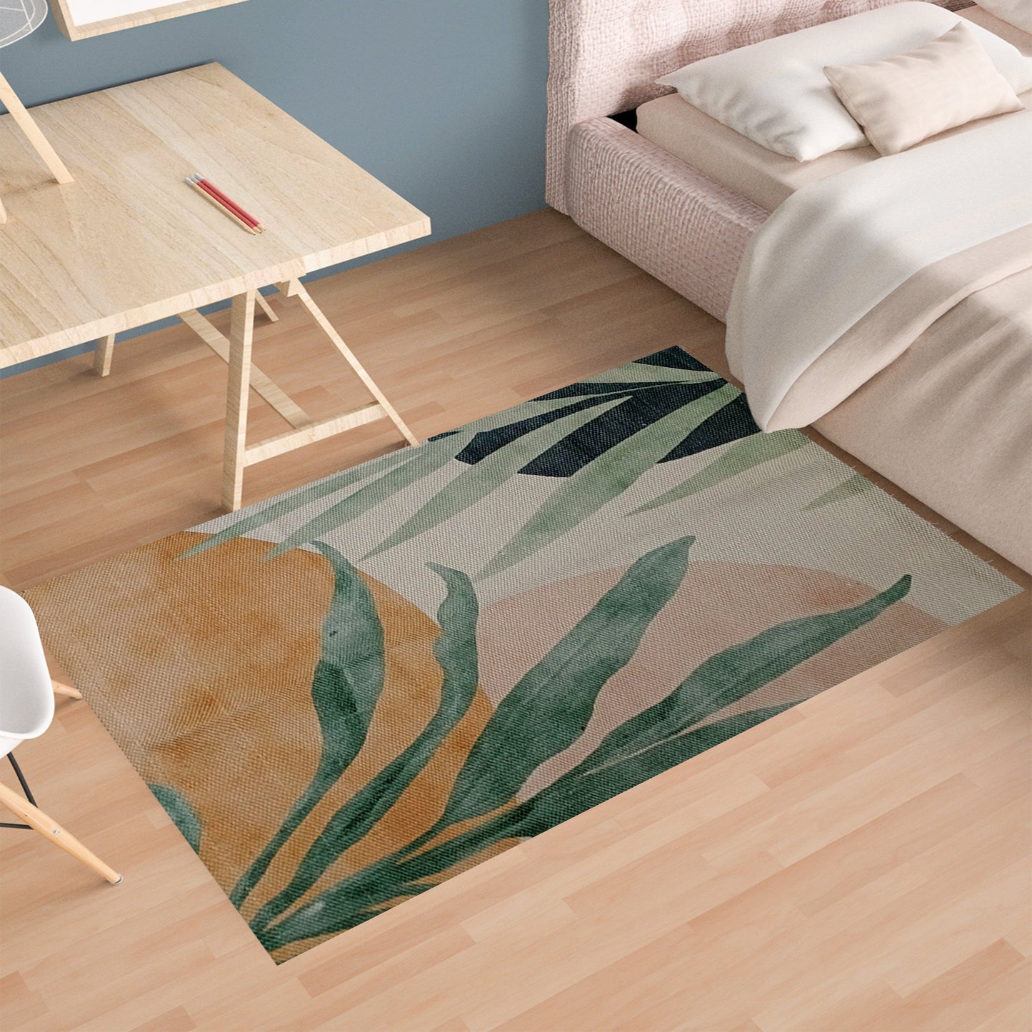 OLIVIA ROCCO Printed Rug Sabine Design Modern Non Slip Soft Durable Floor Rug for Living Room Bedroom Office Sabine Color