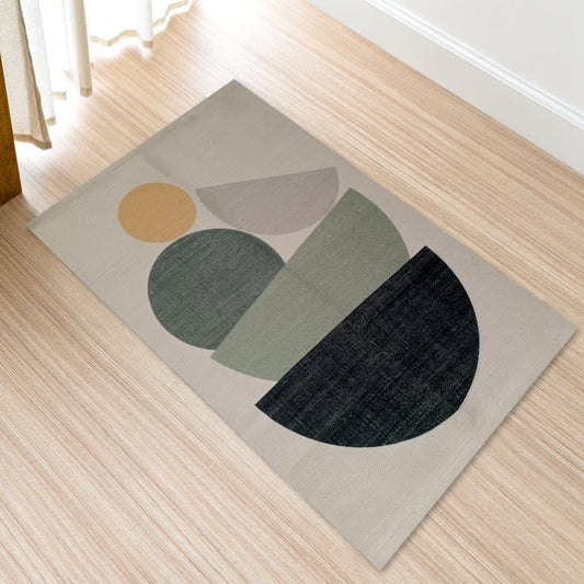 OLIVIA ROCCO Printed Rug Tokyo Design Modern Non-Slip Soft Durable Floor Rug For Living Room Bedroom Office Eco-Friendly