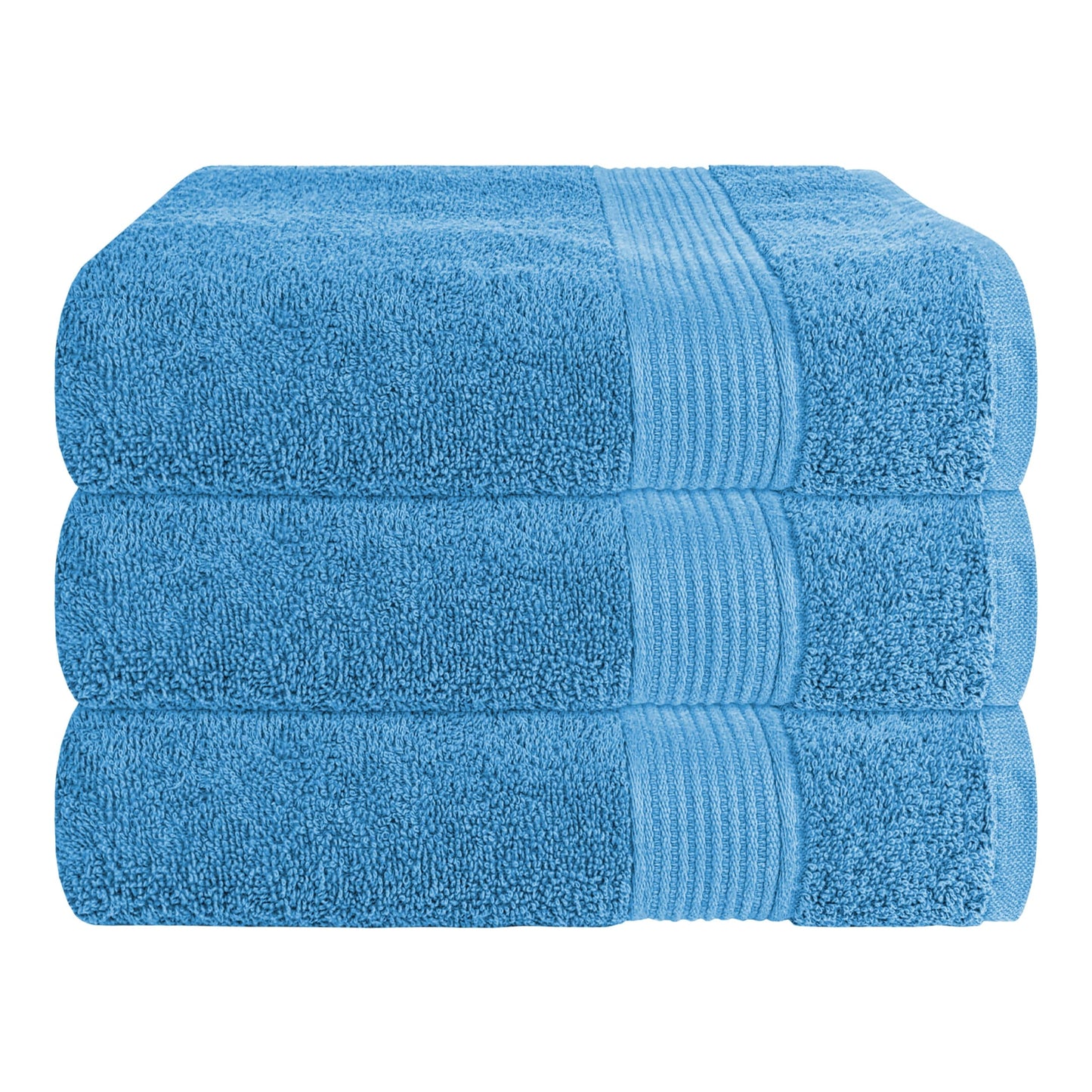 OLIVIA ROCCO Rhodes Towel Aqua 100 Percent Cotton Hotel Quality Soft Super Absorbent Hand Towels Sheets And Face Cloths Premium