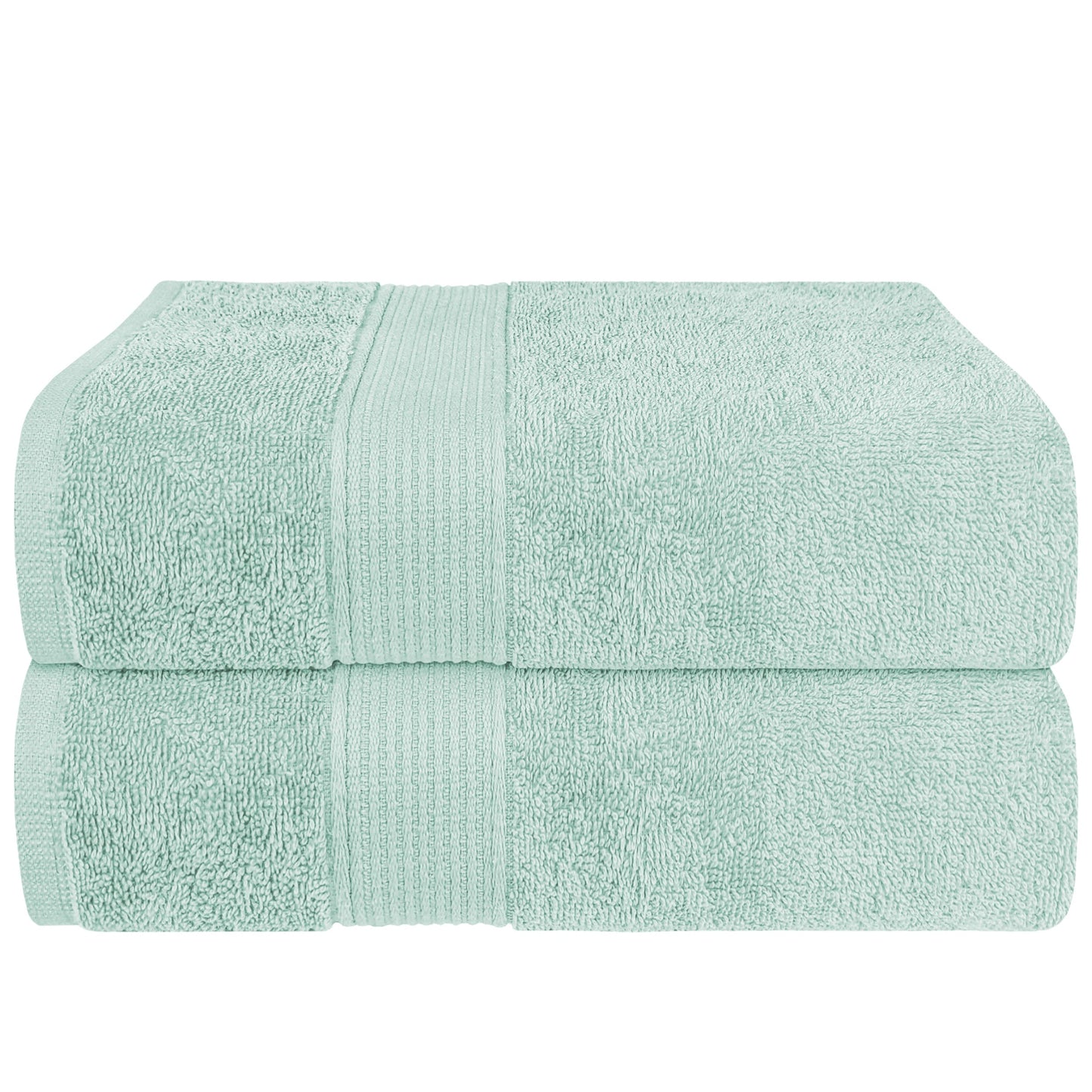 OLIVIA ROCCO Rhodes Towel Seafoam 100 Percent Cotton Hotel Quality Soft Super Absorbent Hand Towels Sheets And Face Cloths