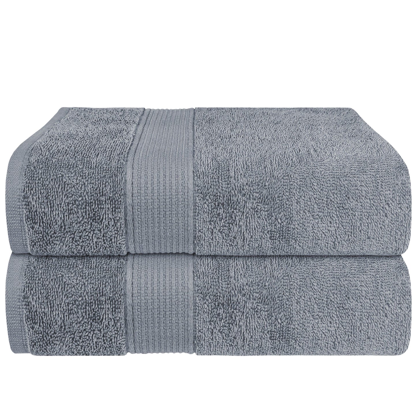 OLIVIA ROCCO Rhodes Towel Silver 100 Percent Cotton Hotel Quality Soft And Ultra Absorbent Hand Bath Towels Sheets And Face Cloths Set
