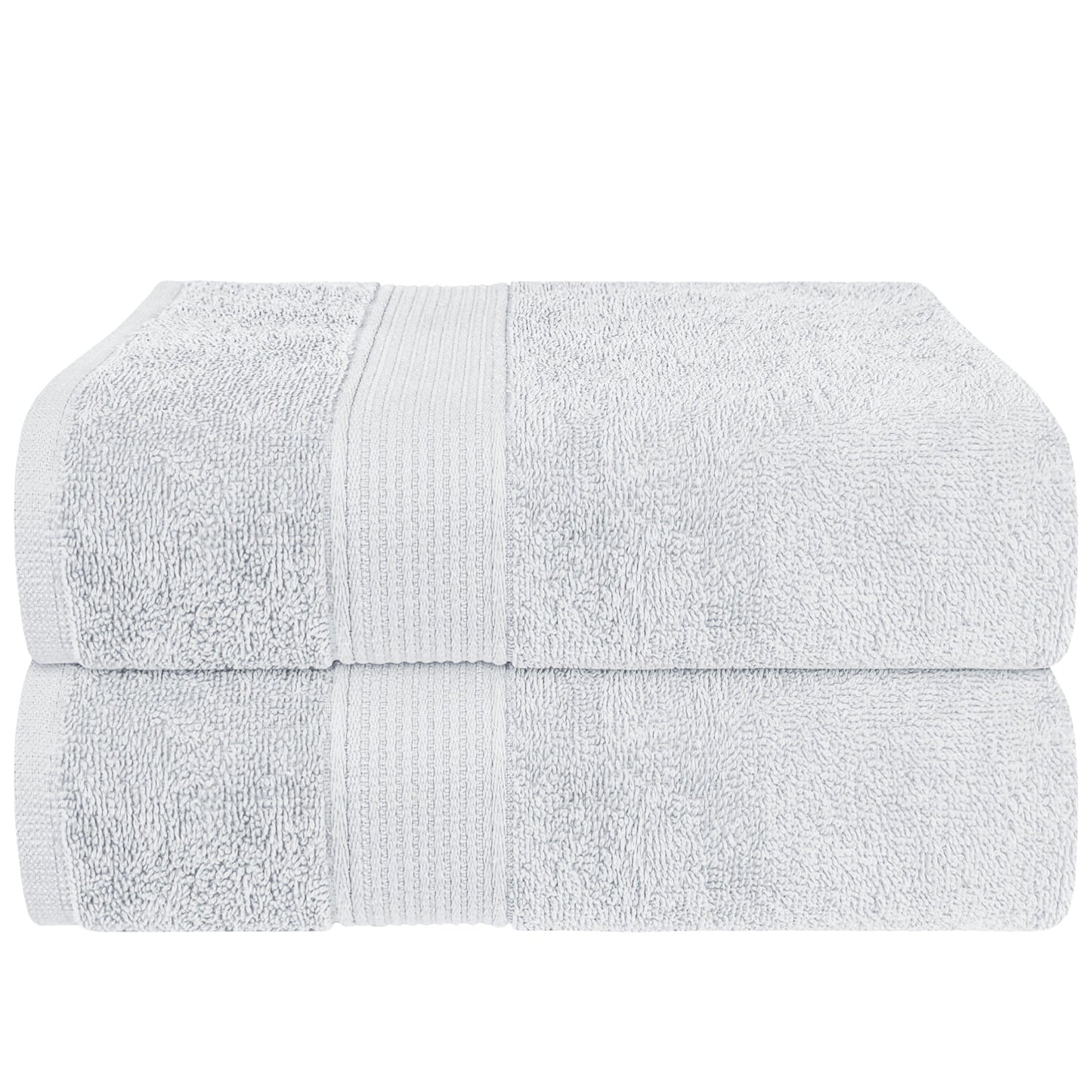 OLIVIA ROCCO Rhodes Towel White 100% Cotton Hotel Quality Soft Super Absorbent Hand Bath Towels Sheets And Face Cloths Set