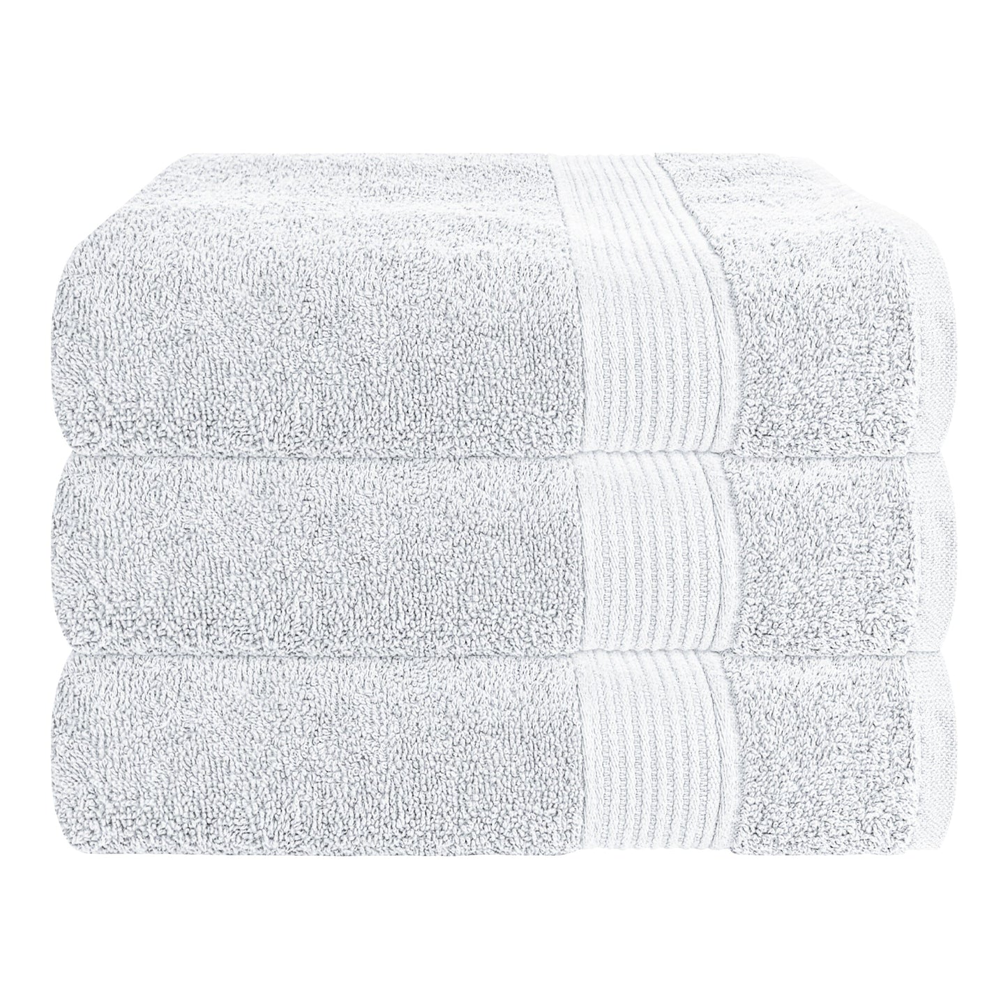 OLIVIA ROCCO Rhodes Towel White 100% Cotton Hotel Quality Soft Super Absorbent Hand Bath Towels Sheets And Face Cloths Set