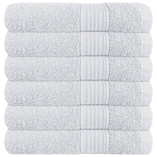 OLIVIA ROCCO Rhodes Towel White 100% Cotton Hotel Quality Soft Super Absorbent Hand Bath Towels Sheets And Face Cloths Set