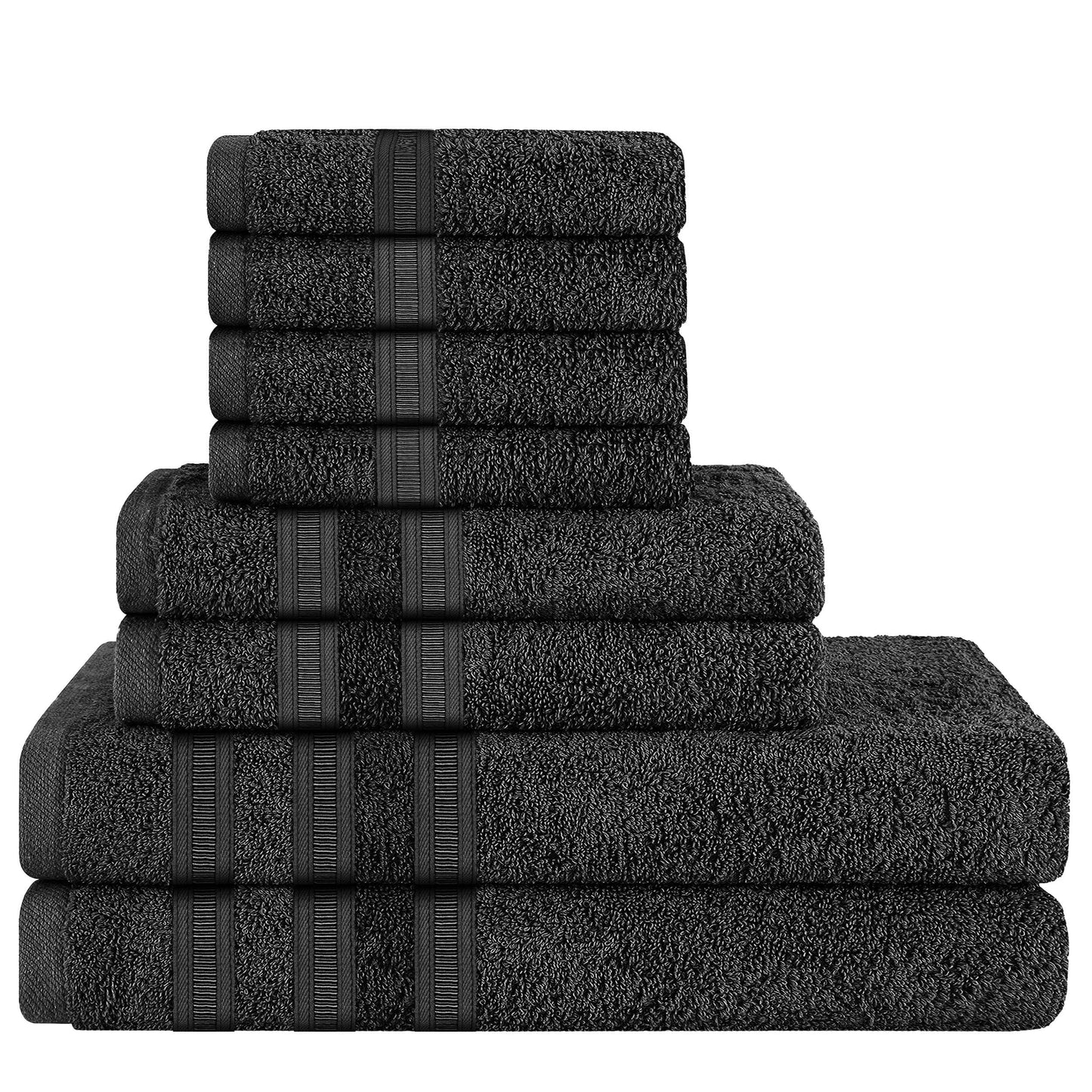 OLIVIA ROCCO Ritz Viscose Stripe Towels Super Soft Cotton Highly Absorbent Jumbo Bath Sheet Pack And Towel Bale Sets Available