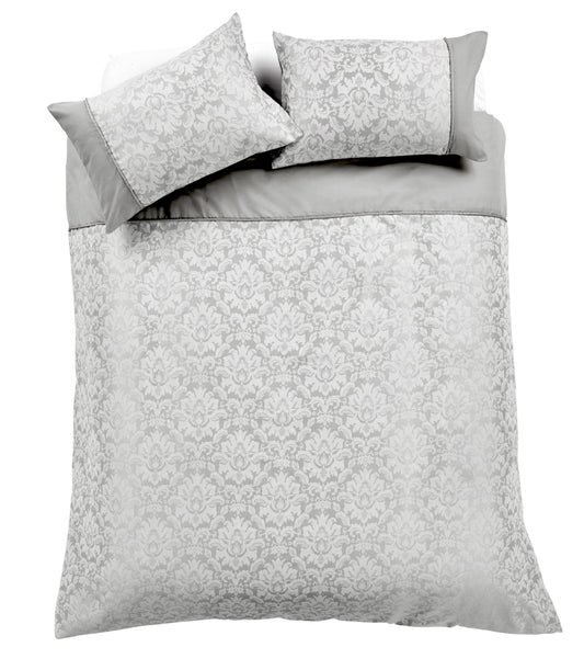 OLIVIA ROCCO Savoy Hand Woven Jacquard Cotton Quilt Cover Duvet Sets OEKO TEX Certified Cotton Rich Made In England Multiple Sizes And Colours