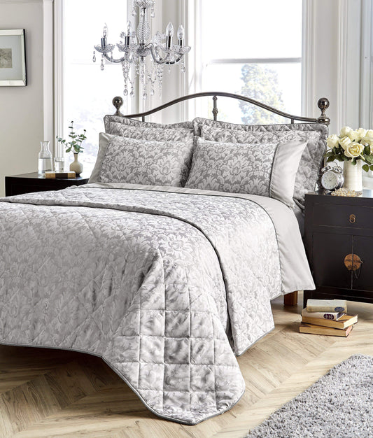 OLIVIA ROCCO Savoy Hand Woven Jacquard Cotton Quilt Cover Duvet Sets OEKO TEX Certified Cotton Rich Made In England Multiple Sizes And Colours