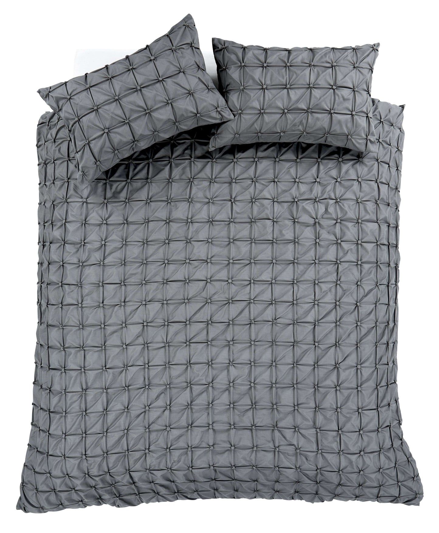 OLIVIA ROCCO Seville Duvet Set Cotton-Rich Luxury With Handmade Pintuck Detailing Super-Soft Bedding All Sizes Designed In England