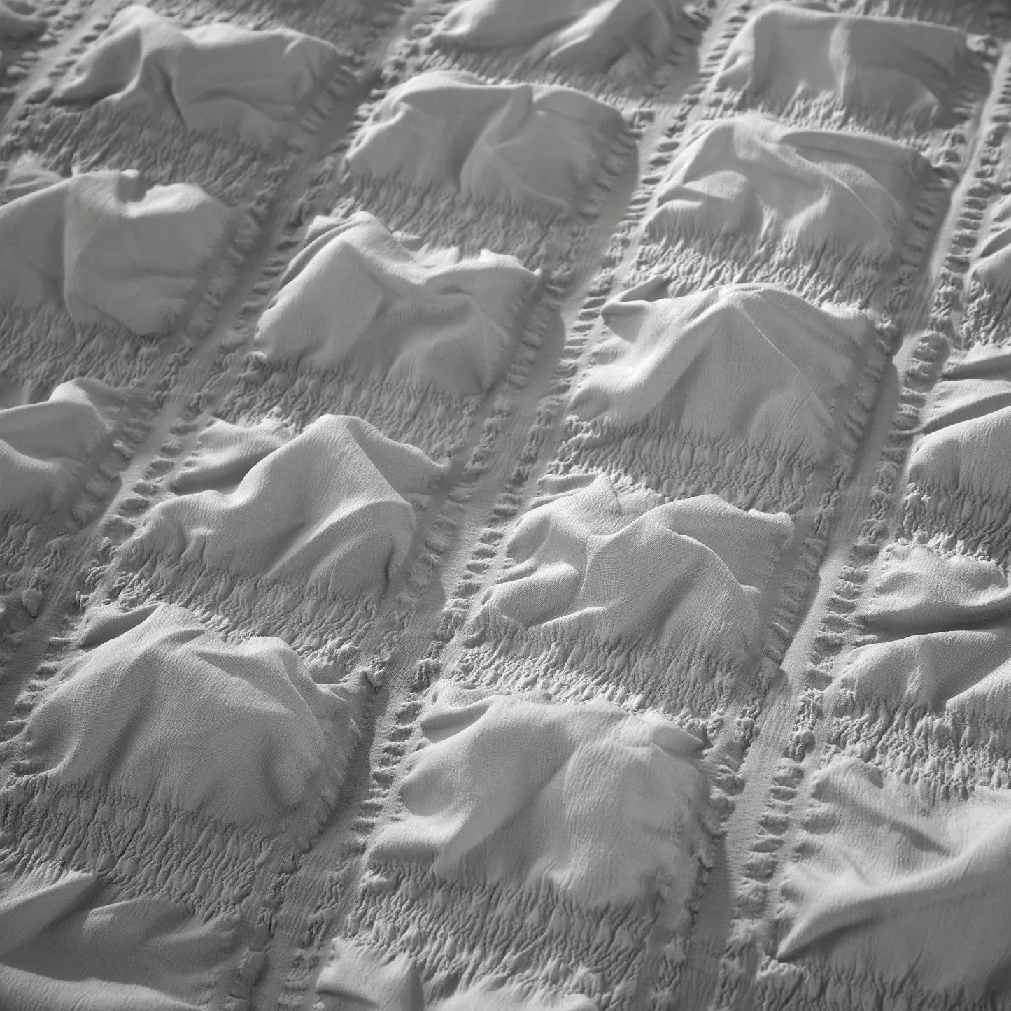 OLIVIA ROCCO Soho Grey Microfibre Duvet Cover Set With Pillowcases Quilted Super Soft Easy Care Bedding Bed Linen Set Machine Washable