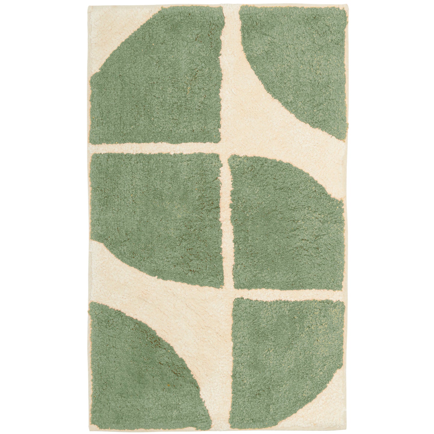 OLIVIA ROCCO Stockholm Bath Mat Non Slip Backing Super Soft Water Absorbent Cotton Blend Quick Drying Bathroom Floor Rug