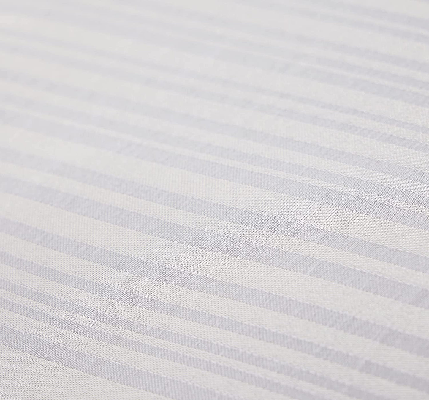 OLIVIA ROCCO Stripe Jacquard Reversible Cotton Blend Duvet Cover Set With Pillowcases, Eco Friendly Bedding In Multiple Sizes And Colours