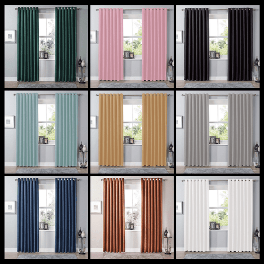 OLIVIA ROCCO Thermal Blackout Curtains For Energy Saving Room Darkening Panels 12 Colors Multiple Sizes Ideal For Bedrooms And Living Rooms