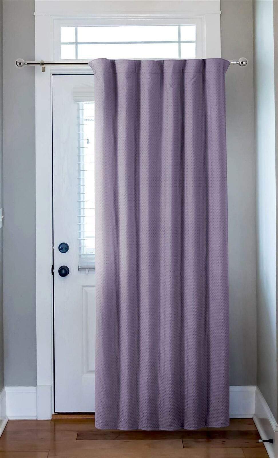 OLIVIA ROCCO Capri Thermal Door Curtain 46x84 Inches For Energy Efficiency And Noise Reduction In Living Rooms And Bedrooms