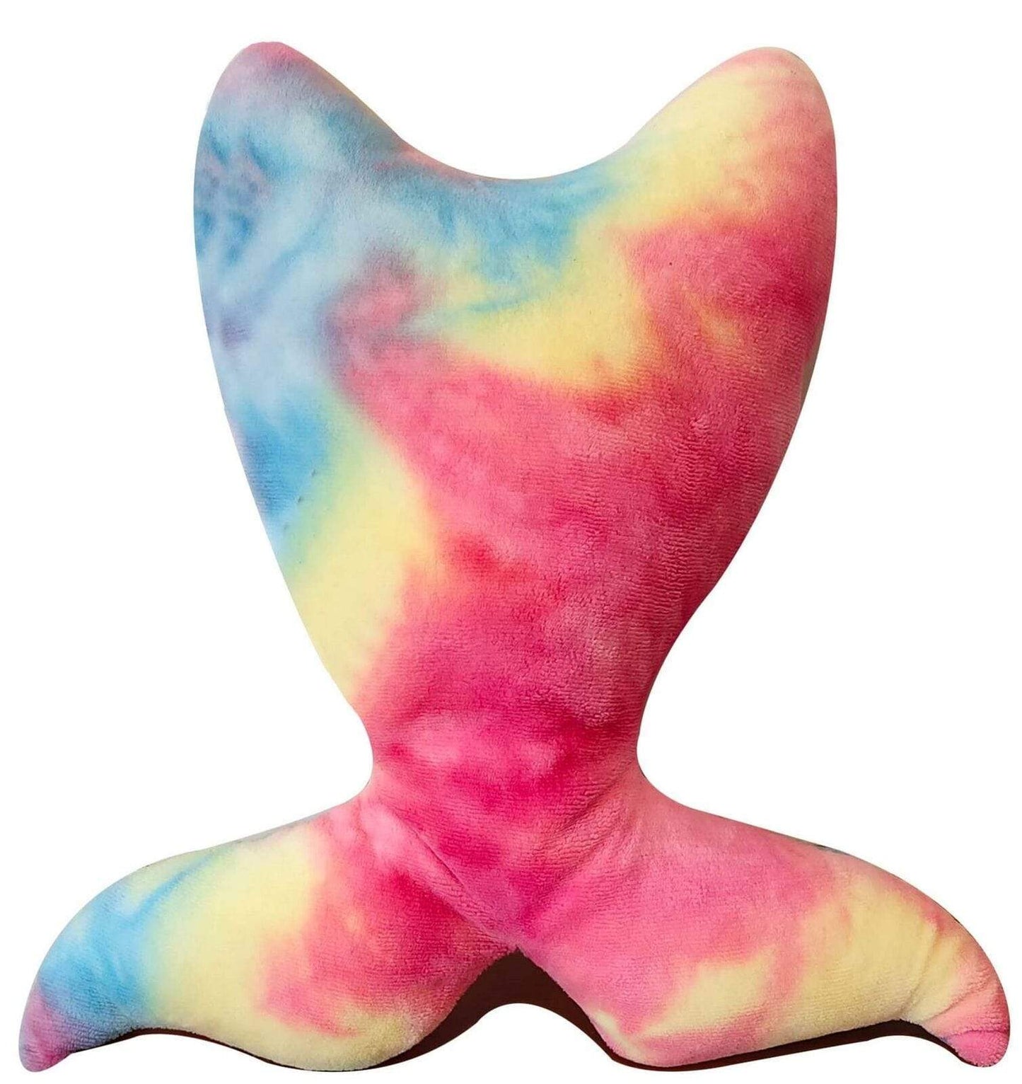 OLIVIA ROCCO Tie Dye Rainbow Teddy Fleece Duvet Set for Kids Reversible Bedding with Cushion and Throw Single and Double