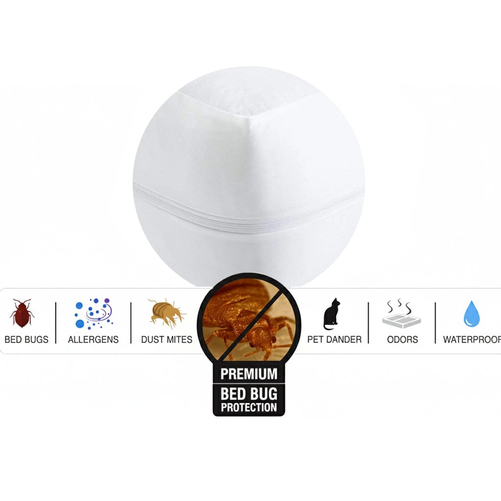 Waterproof Anti Bed Bug Mattress Encaser, Extra Deep, Zippered, Hypoallergenic