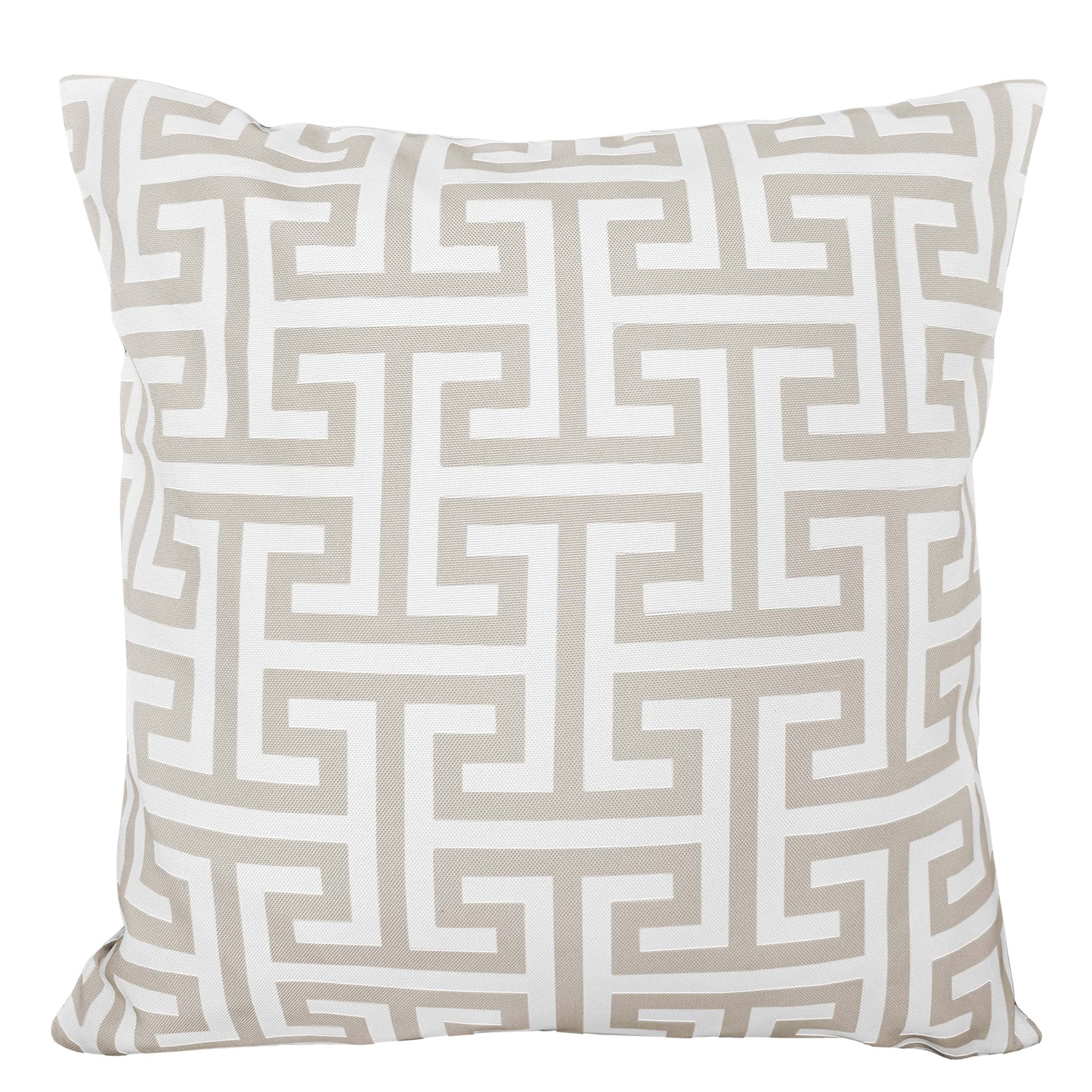 OLIVIA ROCCO Cushion Covers 43x43 cm Waterproof Breathable Outdoor Indoor Use Milano Natural Sun Resistant Protective For Garden Benches Sofas Beds